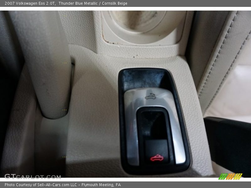 Thunder Blue Metallic / Cornsilk Beige 2007 Volkswagen Eos 2.0T