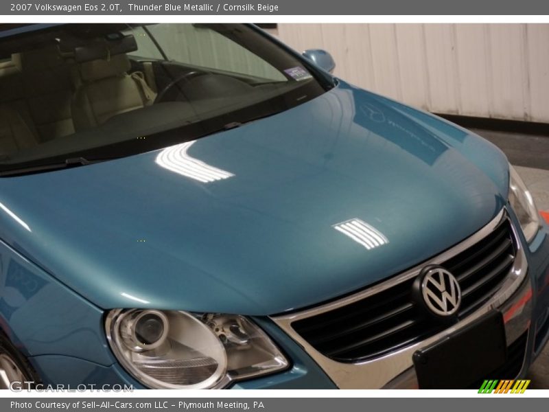 Thunder Blue Metallic / Cornsilk Beige 2007 Volkswagen Eos 2.0T