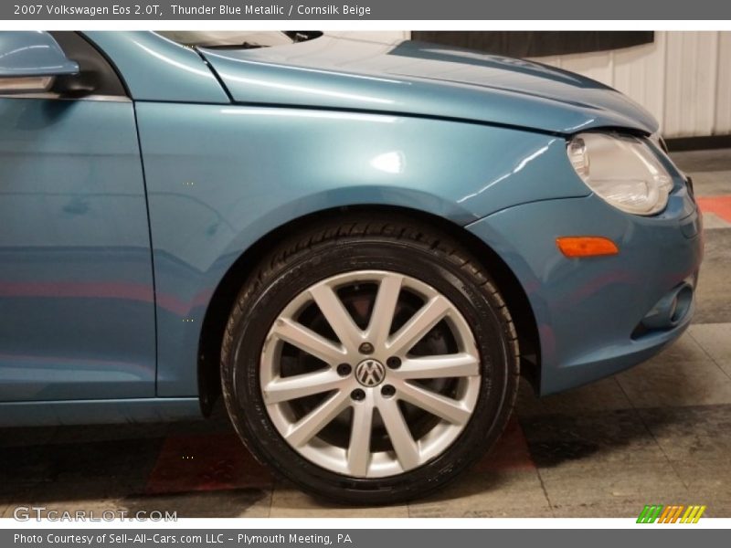 Thunder Blue Metallic / Cornsilk Beige 2007 Volkswagen Eos 2.0T