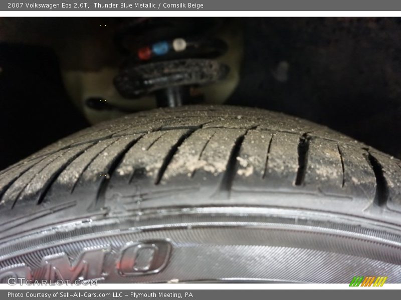 Thunder Blue Metallic / Cornsilk Beige 2007 Volkswagen Eos 2.0T