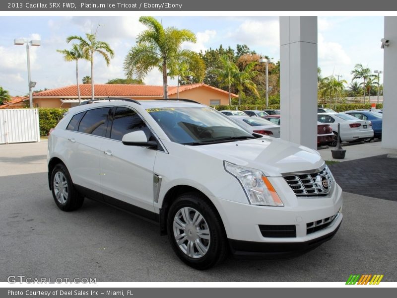 Platinum Ice Tricoat / Ebony/Ebony 2013 Cadillac SRX FWD