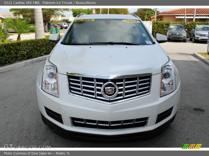Platinum Ice Tricoat / Ebony/Ebony 2013 Cadillac SRX FWD