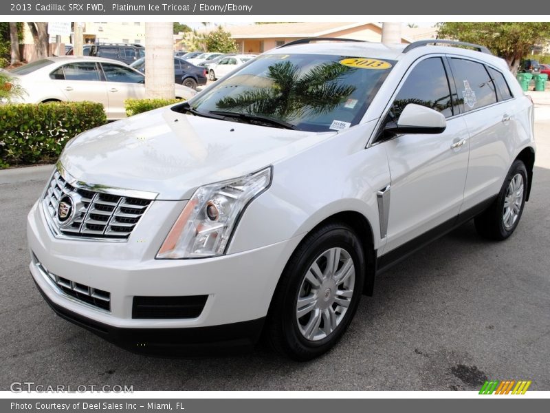 Platinum Ice Tricoat / Ebony/Ebony 2013 Cadillac SRX FWD