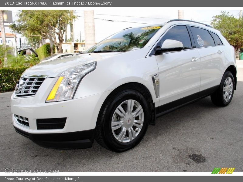 Platinum Ice Tricoat / Ebony/Ebony 2013 Cadillac SRX FWD