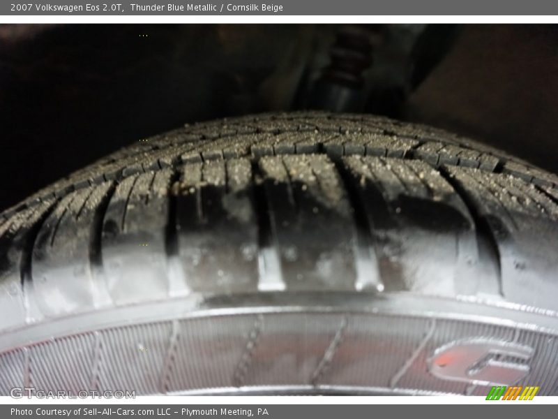 Thunder Blue Metallic / Cornsilk Beige 2007 Volkswagen Eos 2.0T