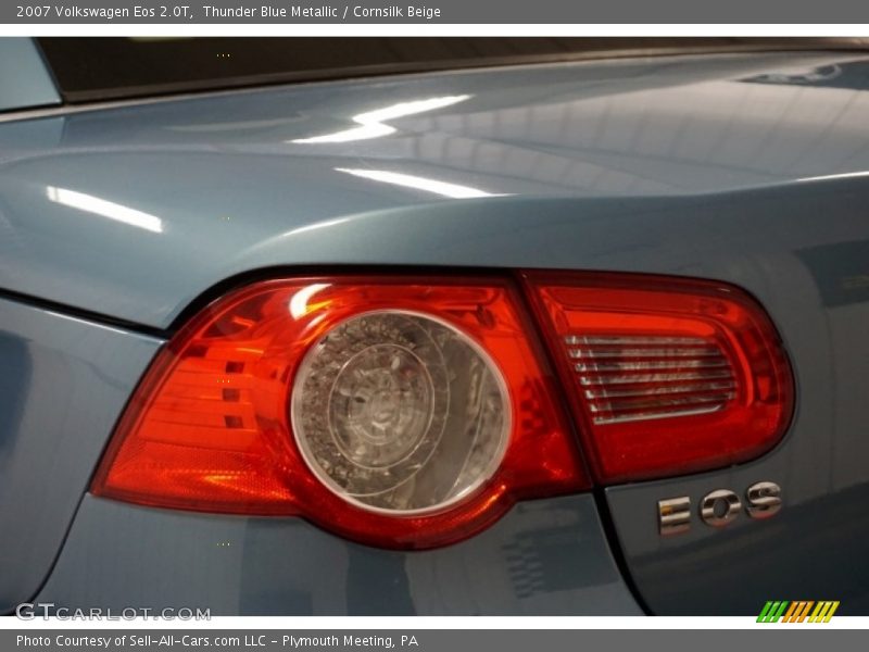 Thunder Blue Metallic / Cornsilk Beige 2007 Volkswagen Eos 2.0T