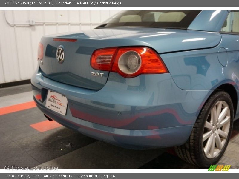 Thunder Blue Metallic / Cornsilk Beige 2007 Volkswagen Eos 2.0T