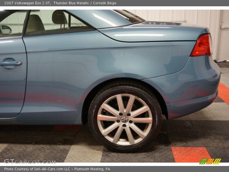 Thunder Blue Metallic / Cornsilk Beige 2007 Volkswagen Eos 2.0T