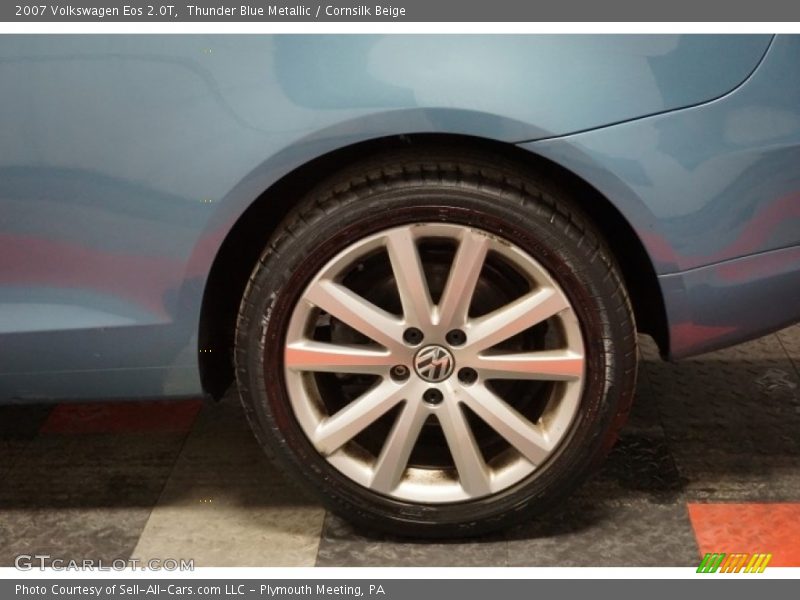 Thunder Blue Metallic / Cornsilk Beige 2007 Volkswagen Eos 2.0T