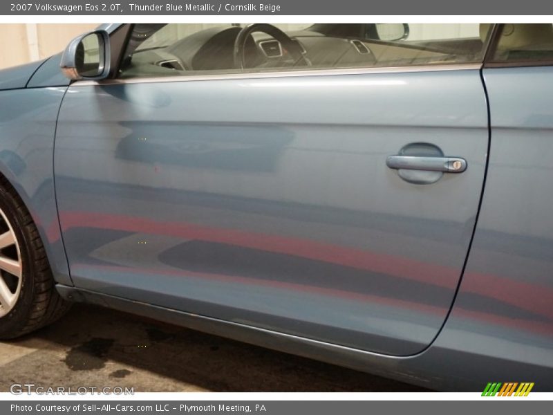 Thunder Blue Metallic / Cornsilk Beige 2007 Volkswagen Eos 2.0T