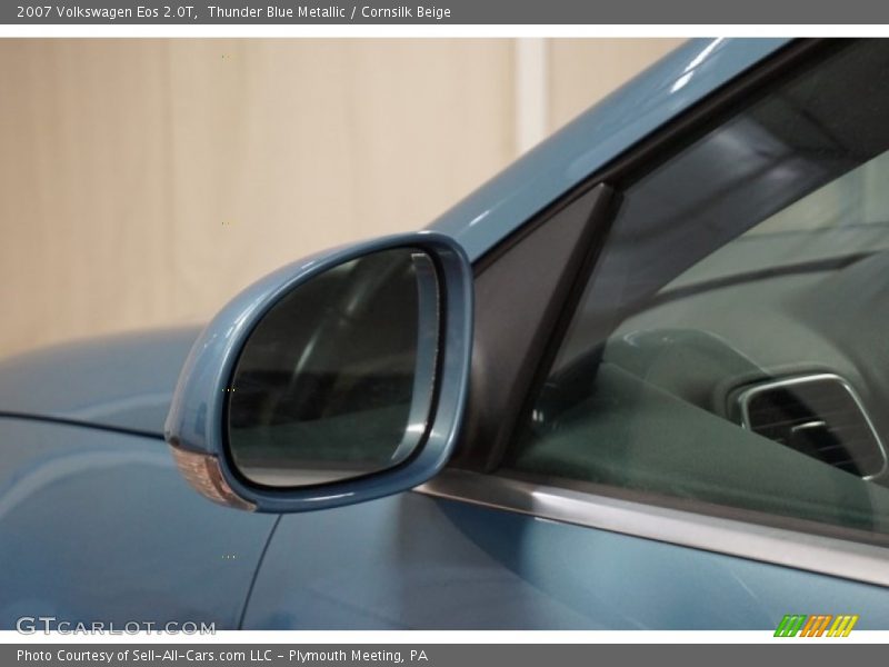 Thunder Blue Metallic / Cornsilk Beige 2007 Volkswagen Eos 2.0T