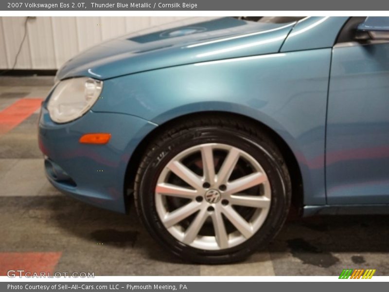 Thunder Blue Metallic / Cornsilk Beige 2007 Volkswagen Eos 2.0T