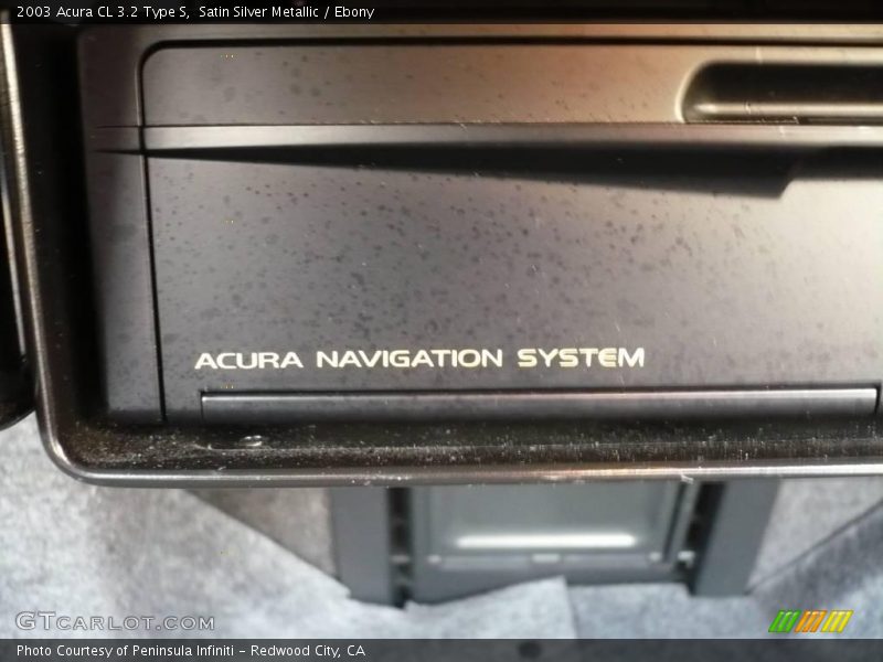 Satin Silver Metallic / Ebony 2003 Acura CL 3.2 Type S