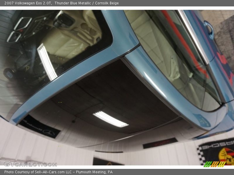 Thunder Blue Metallic / Cornsilk Beige 2007 Volkswagen Eos 2.0T