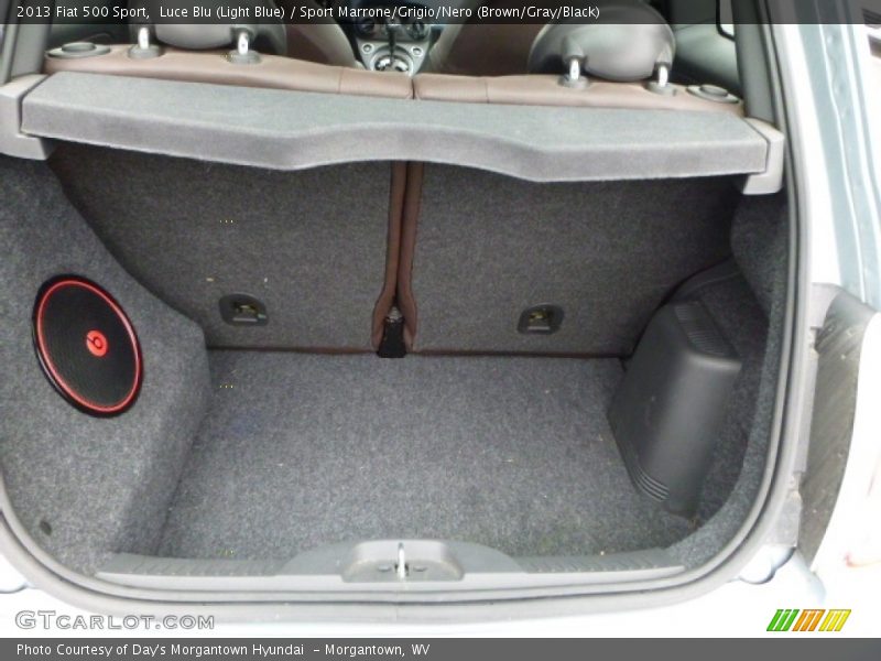 Luce Blu (Light Blue) / Sport Marrone/Grigio/Nero (Brown/Gray/Black) 2013 Fiat 500 Sport
