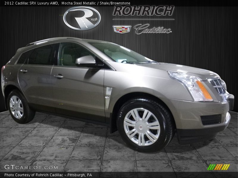 Mocha Steel Metallic / Shale/Brownstone 2012 Cadillac SRX Luxury AWD