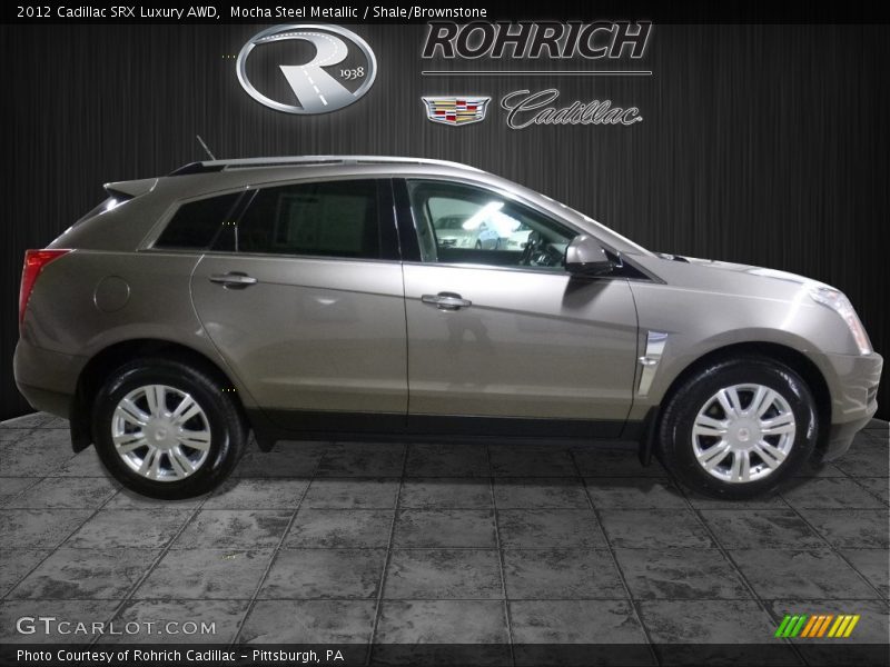 Mocha Steel Metallic / Shale/Brownstone 2012 Cadillac SRX Luxury AWD