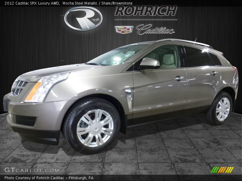 Mocha Steel Metallic / Shale/Brownstone 2012 Cadillac SRX Luxury AWD
