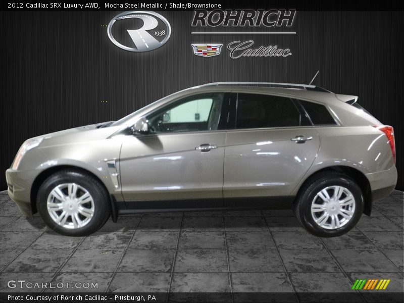 Mocha Steel Metallic / Shale/Brownstone 2012 Cadillac SRX Luxury AWD