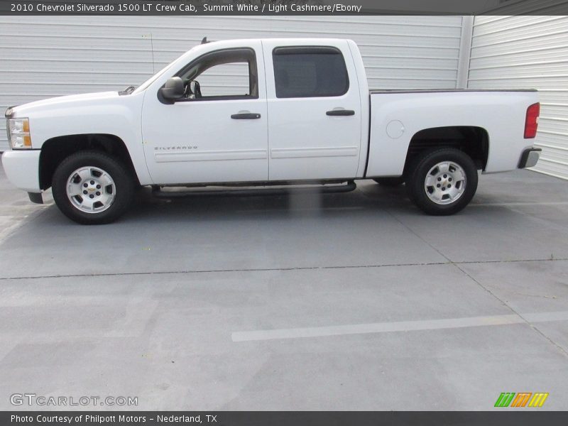 Summit White / Light Cashmere/Ebony 2010 Chevrolet Silverado 1500 LT Crew Cab