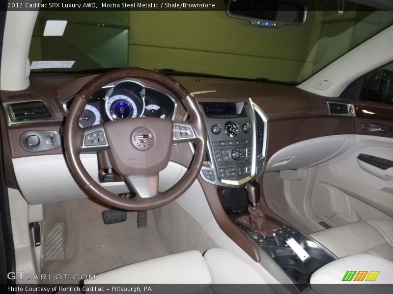 Mocha Steel Metallic / Shale/Brownstone 2012 Cadillac SRX Luxury AWD