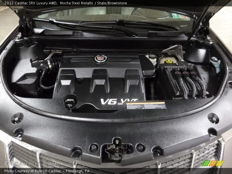 Mocha Steel Metallic / Shale/Brownstone 2012 Cadillac SRX Luxury AWD