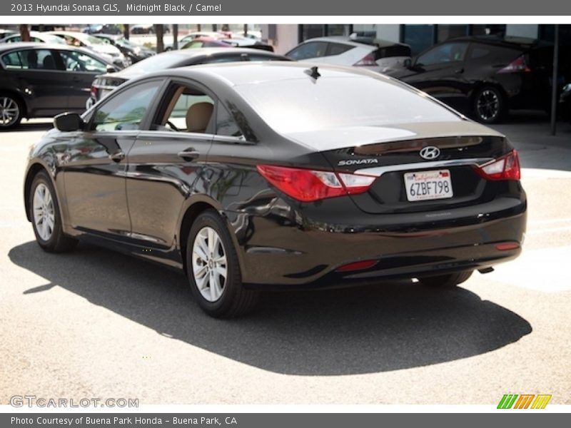 Midnight Black / Camel 2013 Hyundai Sonata GLS