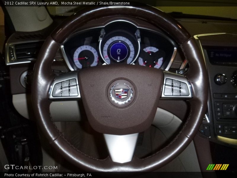 Mocha Steel Metallic / Shale/Brownstone 2012 Cadillac SRX Luxury AWD