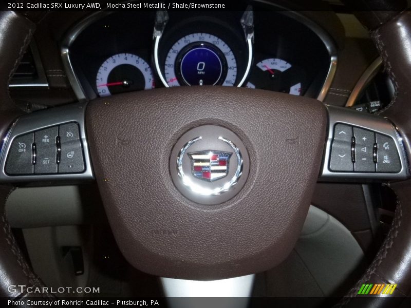 Mocha Steel Metallic / Shale/Brownstone 2012 Cadillac SRX Luxury AWD