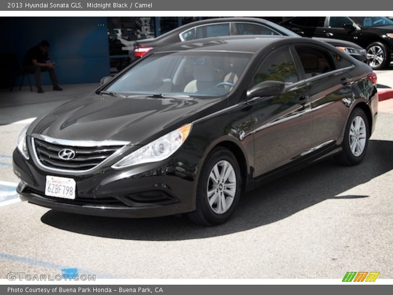 Midnight Black / Camel 2013 Hyundai Sonata GLS