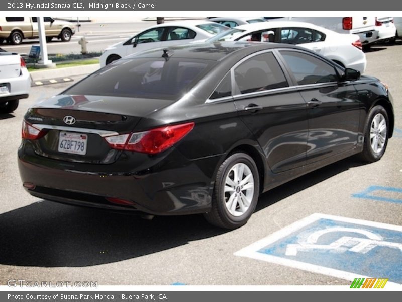 Midnight Black / Camel 2013 Hyundai Sonata GLS