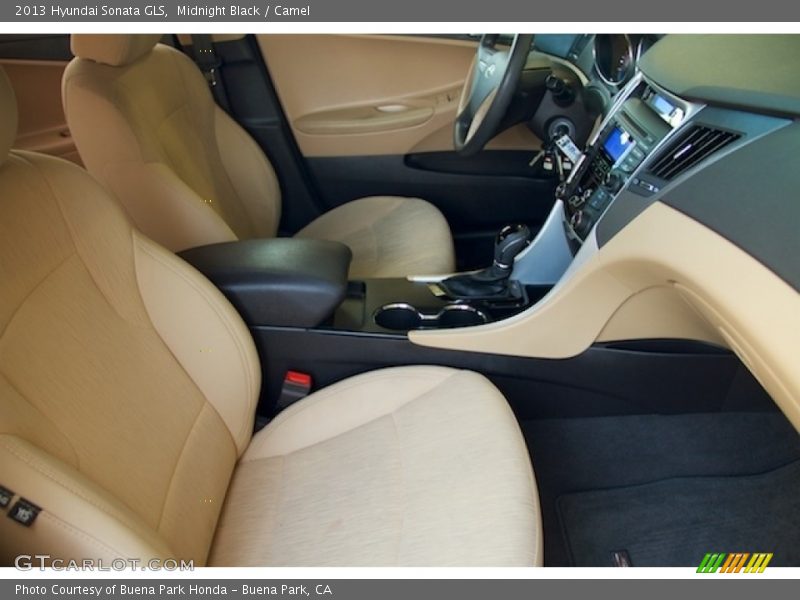 Midnight Black / Camel 2013 Hyundai Sonata GLS