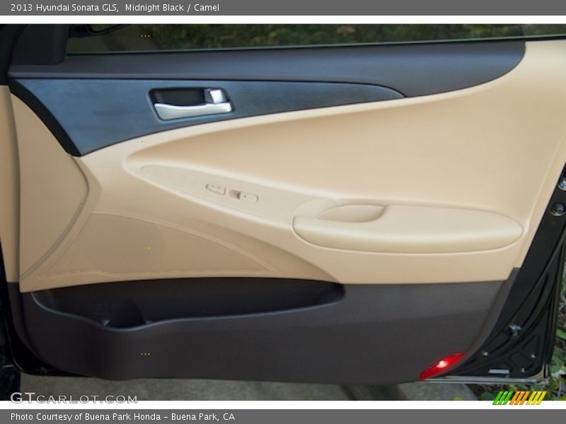 Midnight Black / Camel 2013 Hyundai Sonata GLS