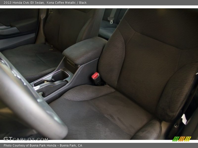 Kona Coffee Metallic / Black 2013 Honda Civic EX Sedan