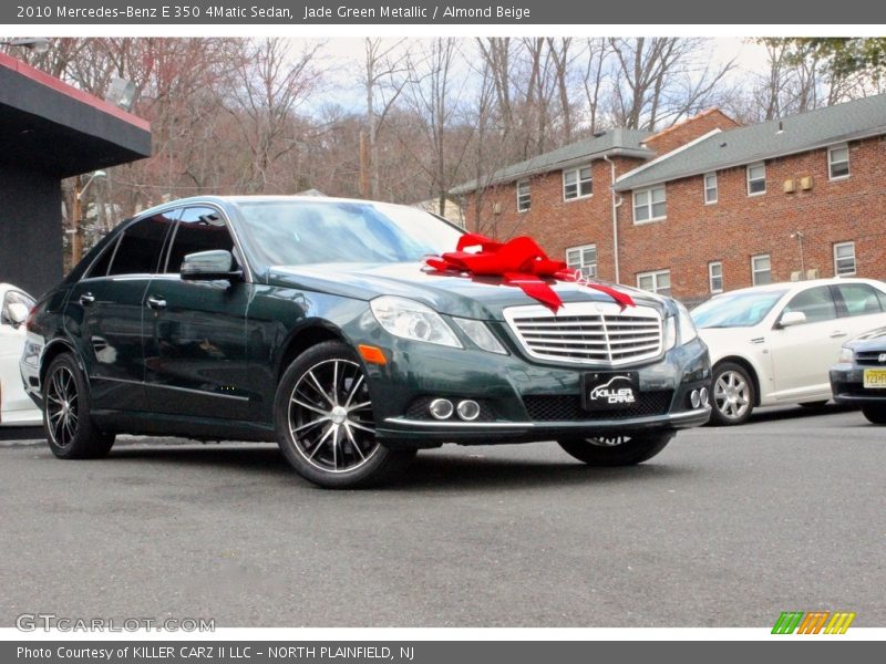 Jade Green Metallic / Almond Beige 2010 Mercedes-Benz E 350 4Matic Sedan