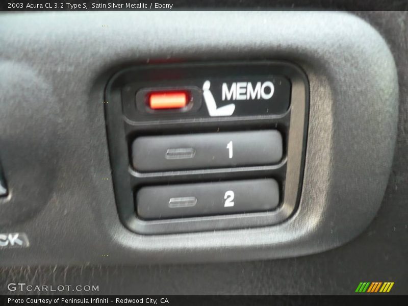 Satin Silver Metallic / Ebony 2003 Acura CL 3.2 Type S