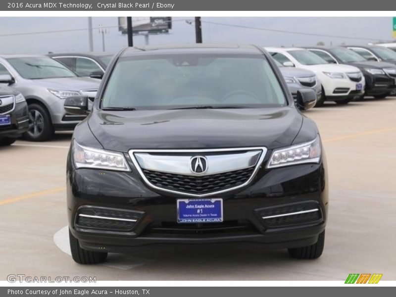 Crystal Black Pearl / Ebony 2016 Acura MDX Technology