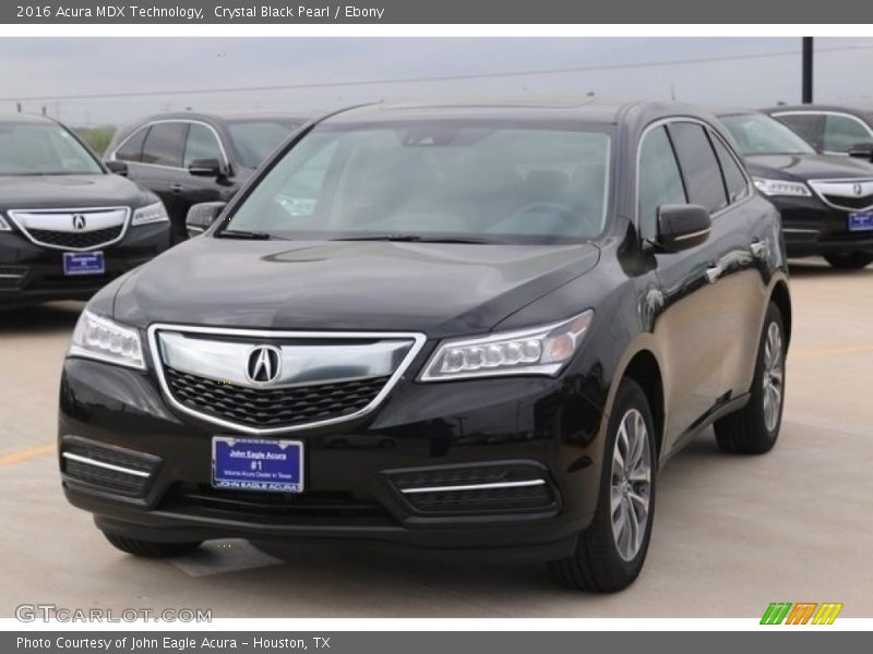 Crystal Black Pearl / Ebony 2016 Acura MDX Technology