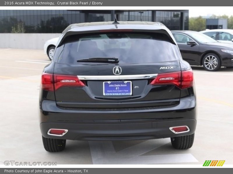 Crystal Black Pearl / Ebony 2016 Acura MDX Technology