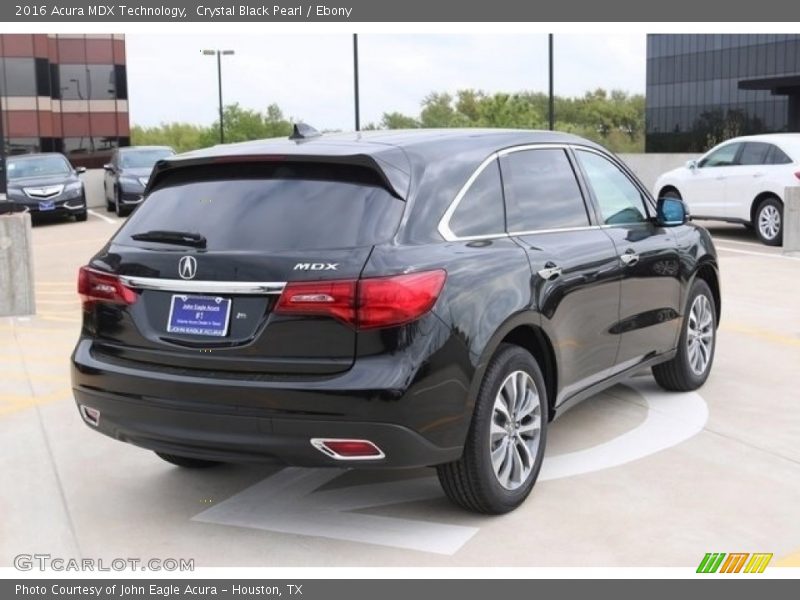 Crystal Black Pearl / Ebony 2016 Acura MDX Technology