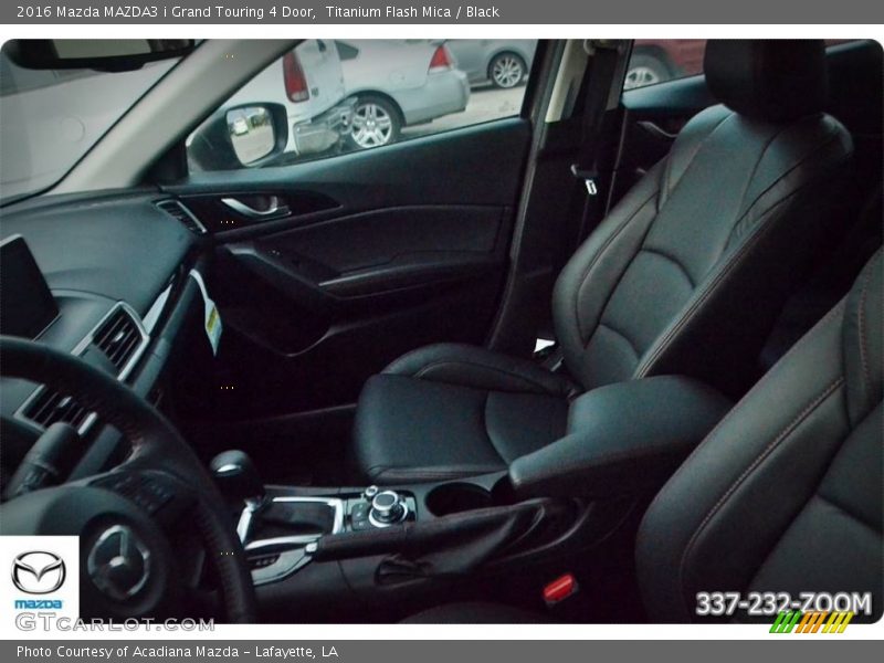 Titanium Flash Mica / Black 2016 Mazda MAZDA3 i Grand Touring 4 Door