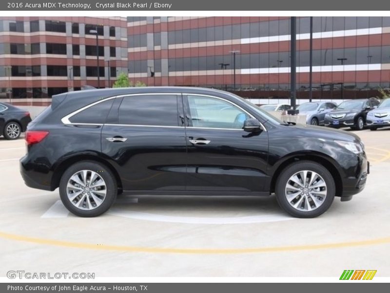 Crystal Black Pearl / Ebony 2016 Acura MDX Technology