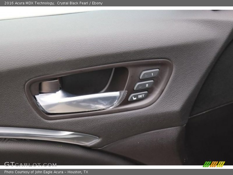 Crystal Black Pearl / Ebony 2016 Acura MDX Technology