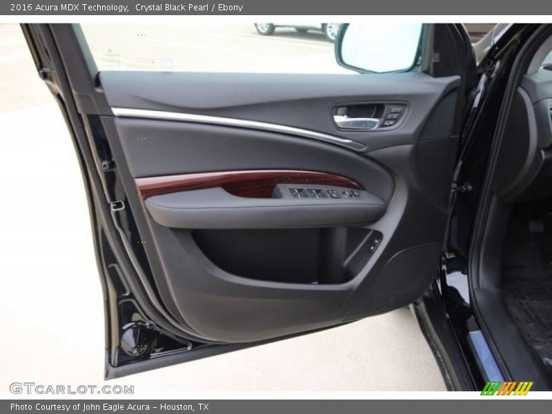 Crystal Black Pearl / Ebony 2016 Acura MDX Technology