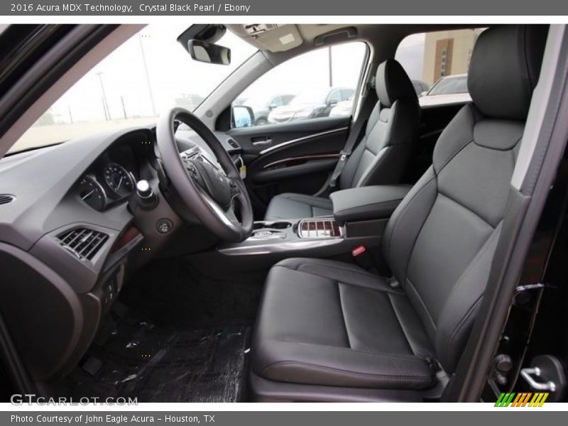 Crystal Black Pearl / Ebony 2016 Acura MDX Technology