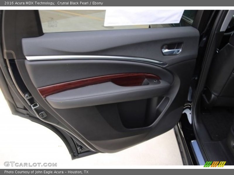 Crystal Black Pearl / Ebony 2016 Acura MDX Technology