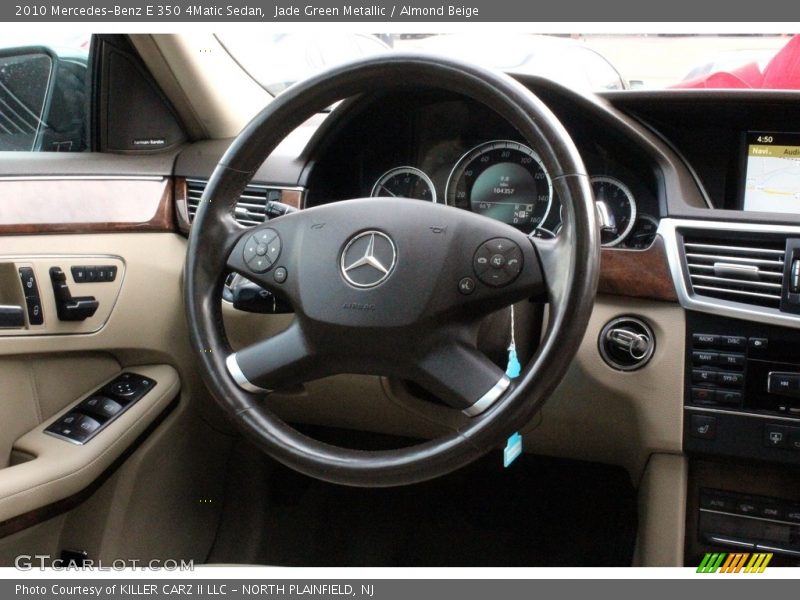 Jade Green Metallic / Almond Beige 2010 Mercedes-Benz E 350 4Matic Sedan