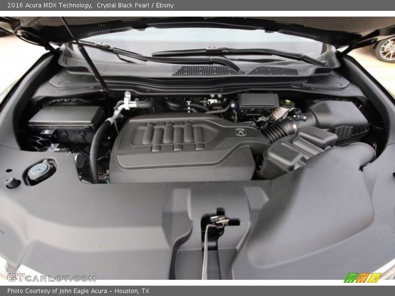 Crystal Black Pearl / Ebony 2016 Acura MDX Technology