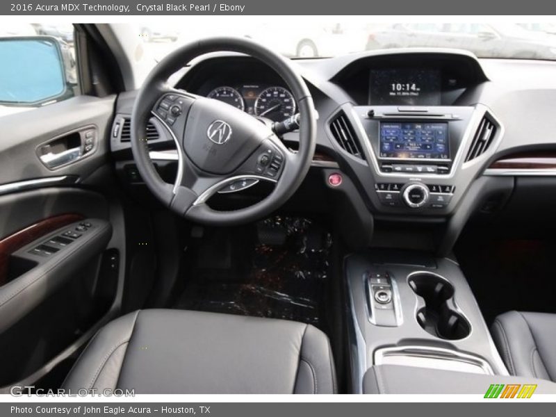 Crystal Black Pearl / Ebony 2016 Acura MDX Technology