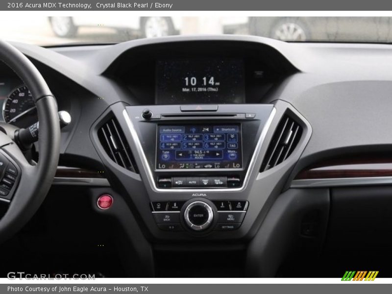 Crystal Black Pearl / Ebony 2016 Acura MDX Technology